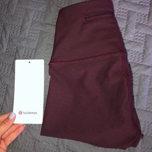 Zone in tight Lululemon leggings